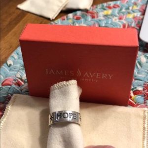 James Avery  Faith Hope & Love ring